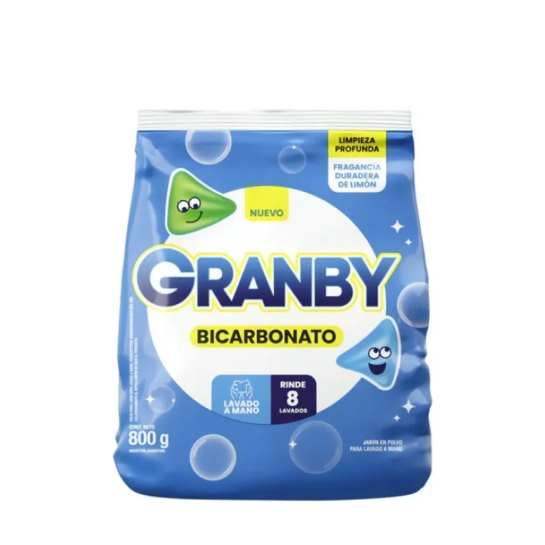 JABON PVO GRANBY REG 800G BICAR