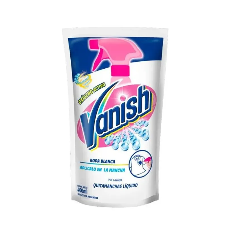 QUITAMANCHAS VANISH 400 ML DP WHITE (12XB)