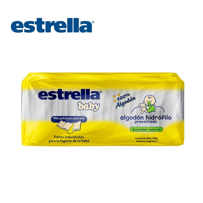 ALGODON ESTRELLA 100 GR PRECORTADO (40XB)