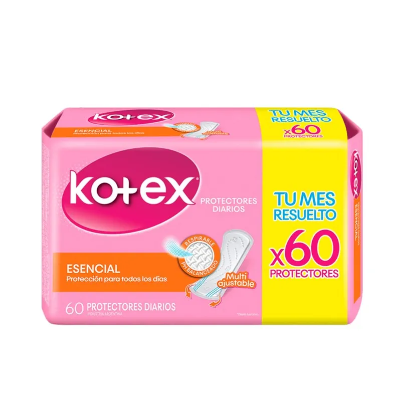 PR DIARIO KOTEX  60 U ESENCIAL (20XB)