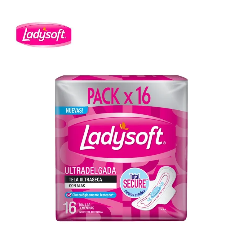 TOALLA FEM LADYSOFT 16 U ULTRADELGADA (20XB)