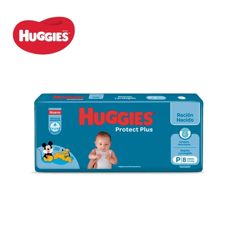 PAÑ HUGGIES 8 U P PROT PLUS (12XB)