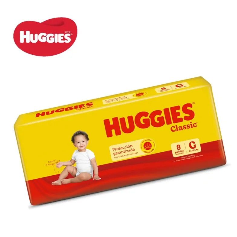 PAÑ HUGGIES CLASSIC 8 U G (12XB)