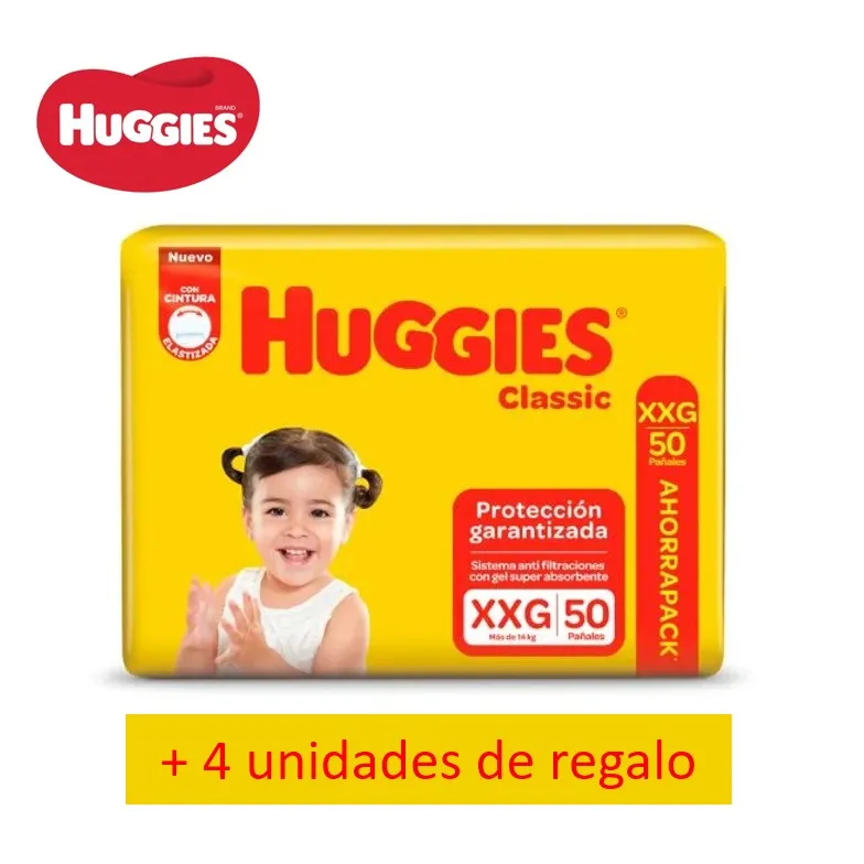PAÑ HUGGIES CLASSIC XXG 48U