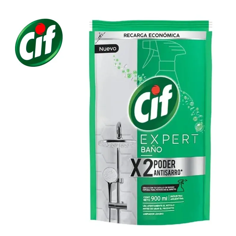 LIMP BAÑO CIF REP DP 900 ML(12XB)