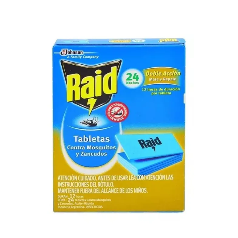 TABLETAS RAID X 24U (20XB)