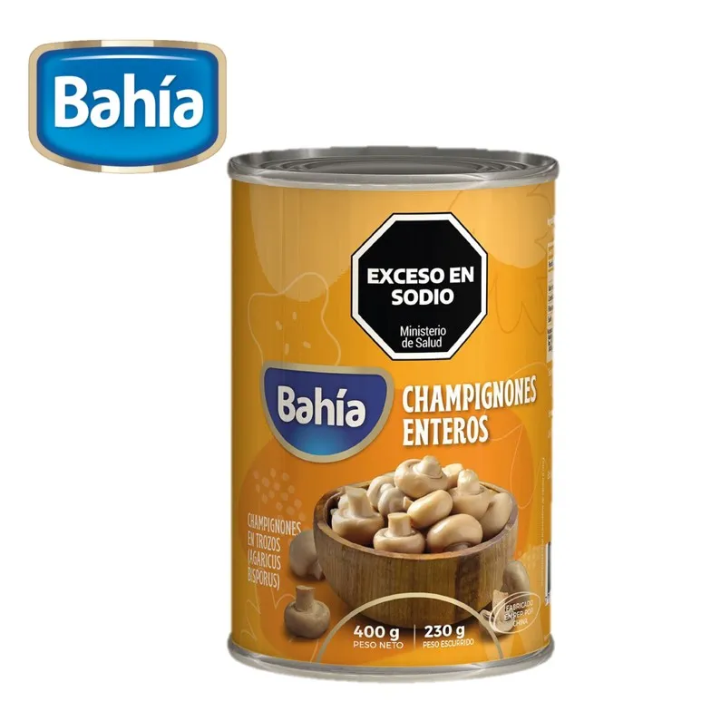 CHAMPIÑONES BAHIA  400 GR ENTEROS (24XB)