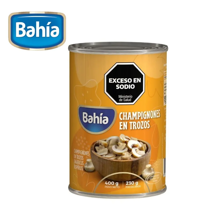 CHAMPIÑONES BAHIA  400 GR TROZOS (24XB)