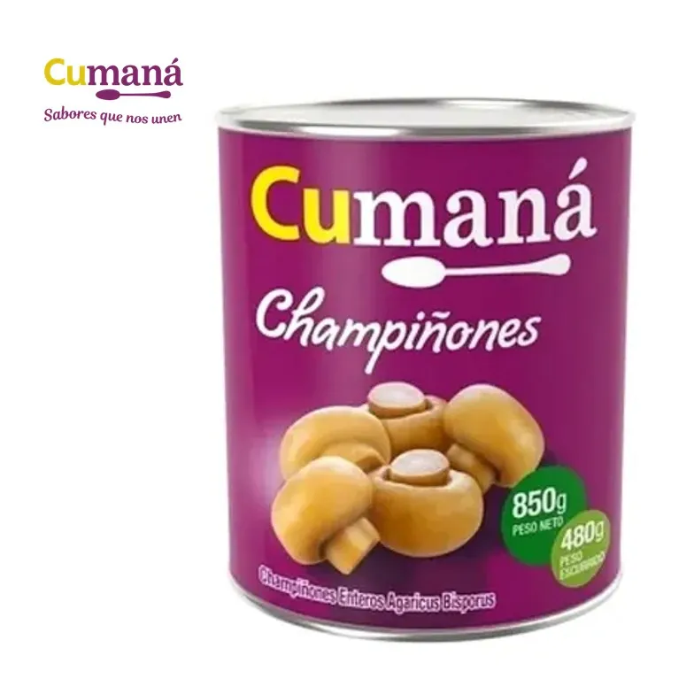 CHAMPIÑONES CUMANA 800 GR LAM (12XB)
