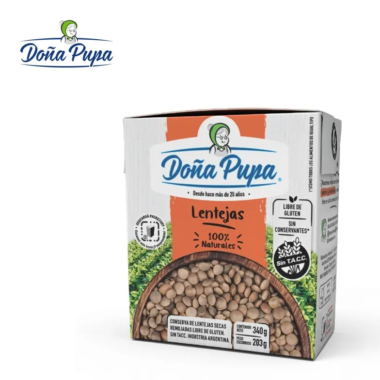 LENTEJAS DOÑA PUPA 340 GR(12XB)