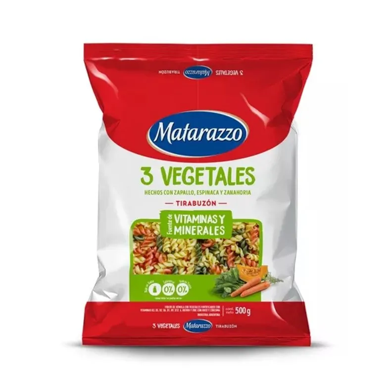 FIDE MATARAZZO TIRABUZON 3 VEG 500 GR (15XB)