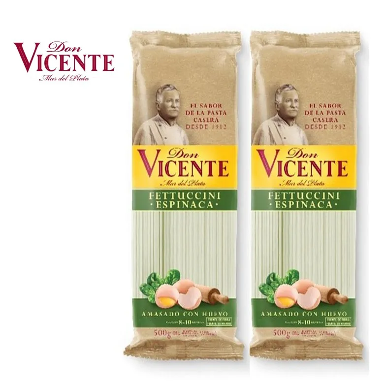 FID DON VICENTE FETUCCINI ESPINACA 500 GR (15XB)