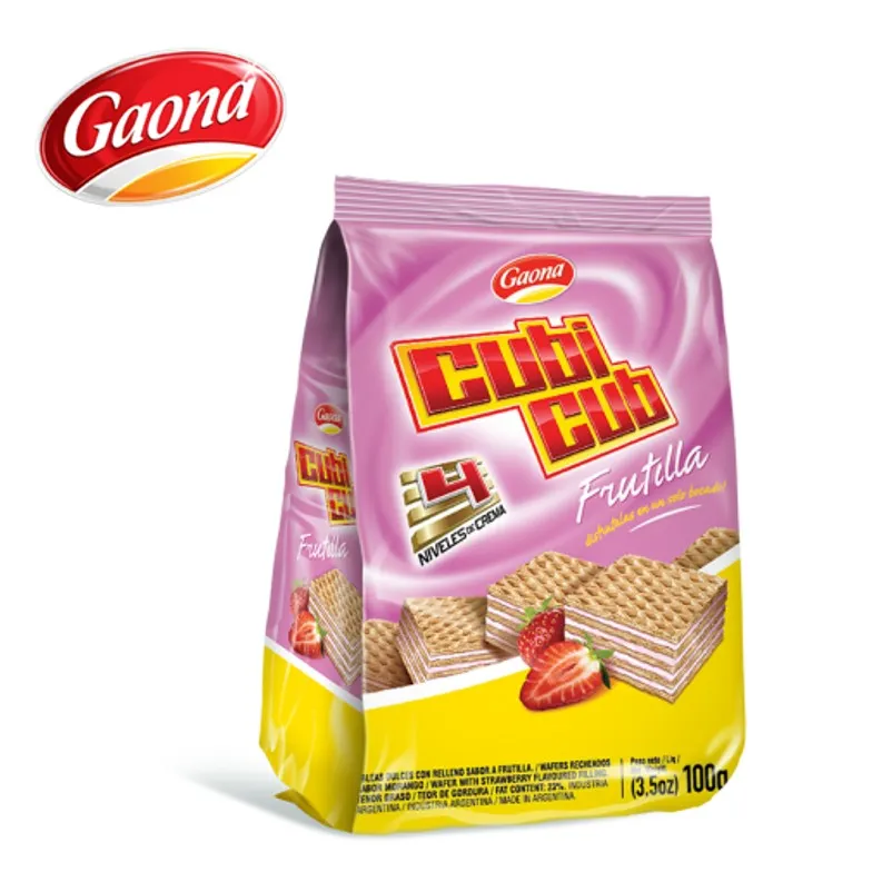 GALL GAONA 100 GR CUBICUB FRUTILLA (16XB)