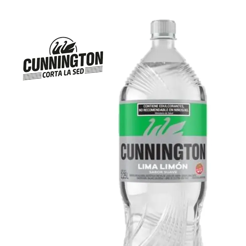 CUNNINGTON  1,5 LT LIMA LIMON S/AZUCAR 6 U