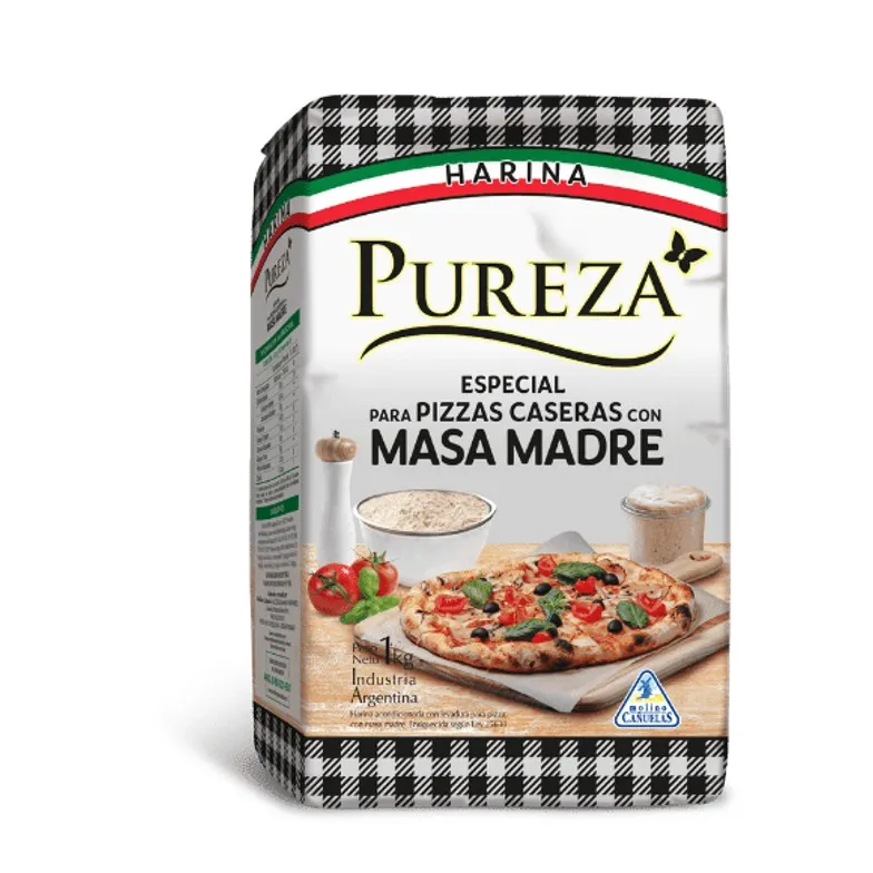HARINA PIZZA PUREZA 1K C/MASA MAD (10XB)
