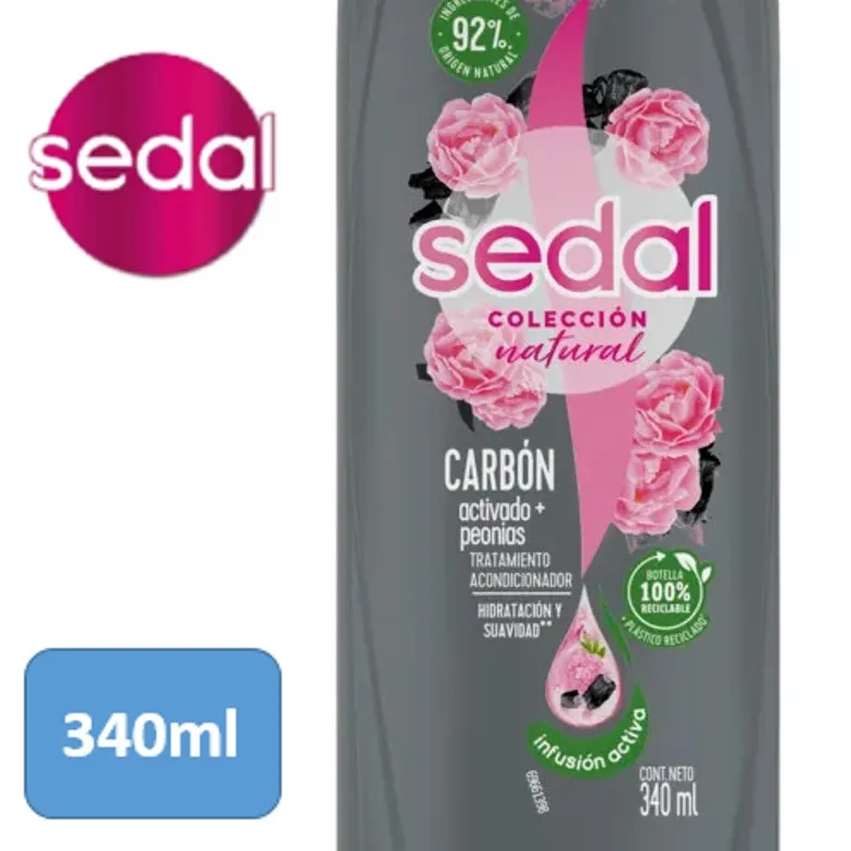 ACOND SEDAL 340 ML CARBON ACT Y PEONIAS (12XB)