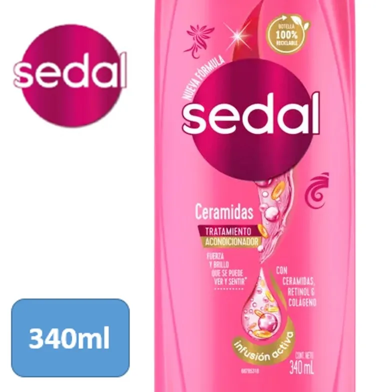ACOND SEDAL 340 ML CERAMIDAS (12XB)