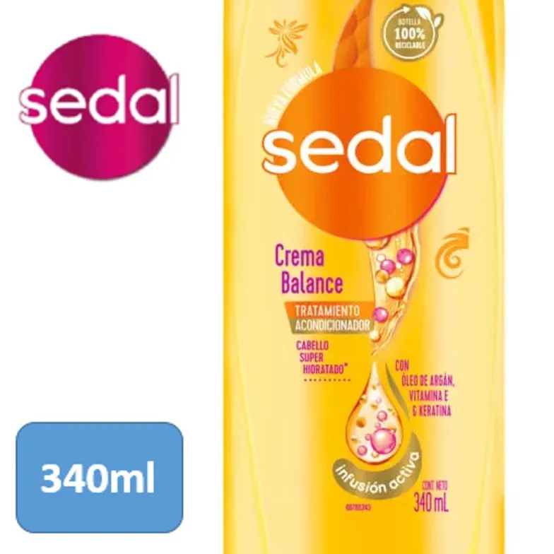 ACOND SEDAL 340 ML CREM BALANCE (12XB)