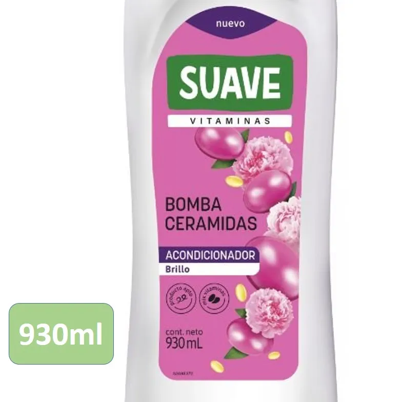 ACOND SUAVE 930 ML BOMBA CERAMIDAS (8XB)