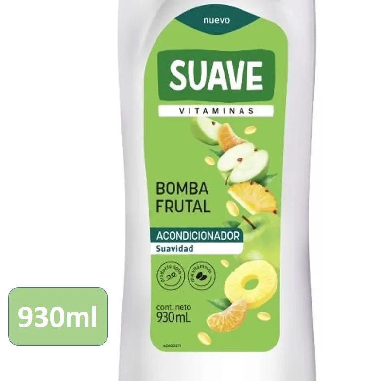 ACOND SUAVE 930ML BOMBA FRUTAL (8XB)