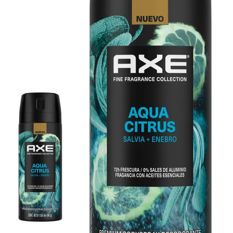 DESODOR AER AXE 150 ML AQUA CITRUS (12XB)
