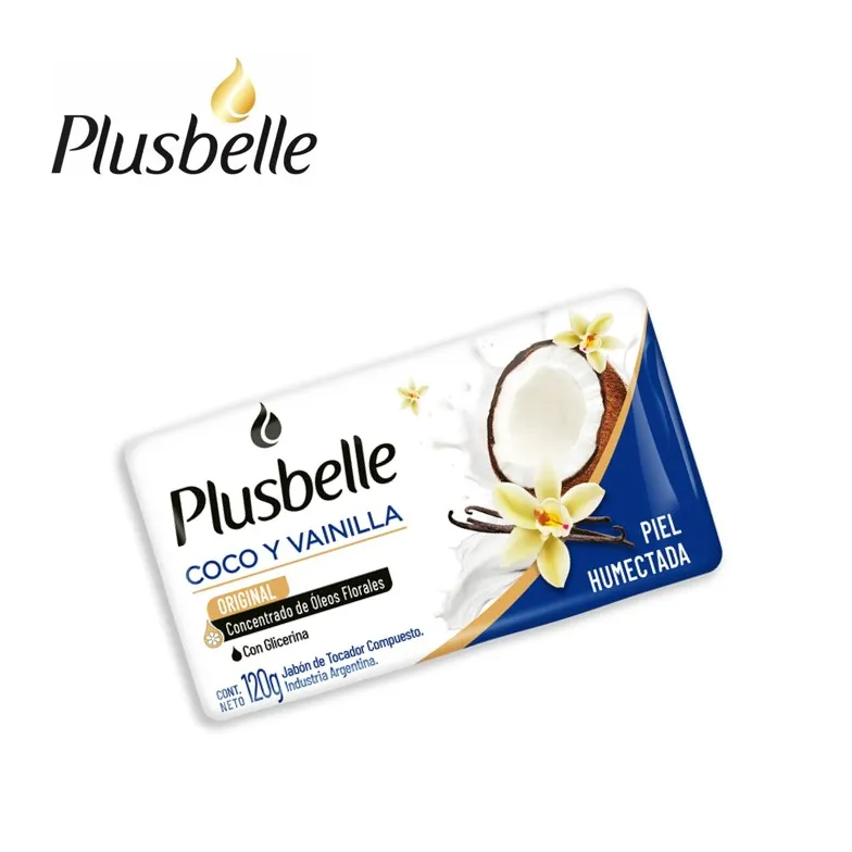 JABON TOC PLUSBELLE 120 GR COCO/VAINILLA(12XB)
