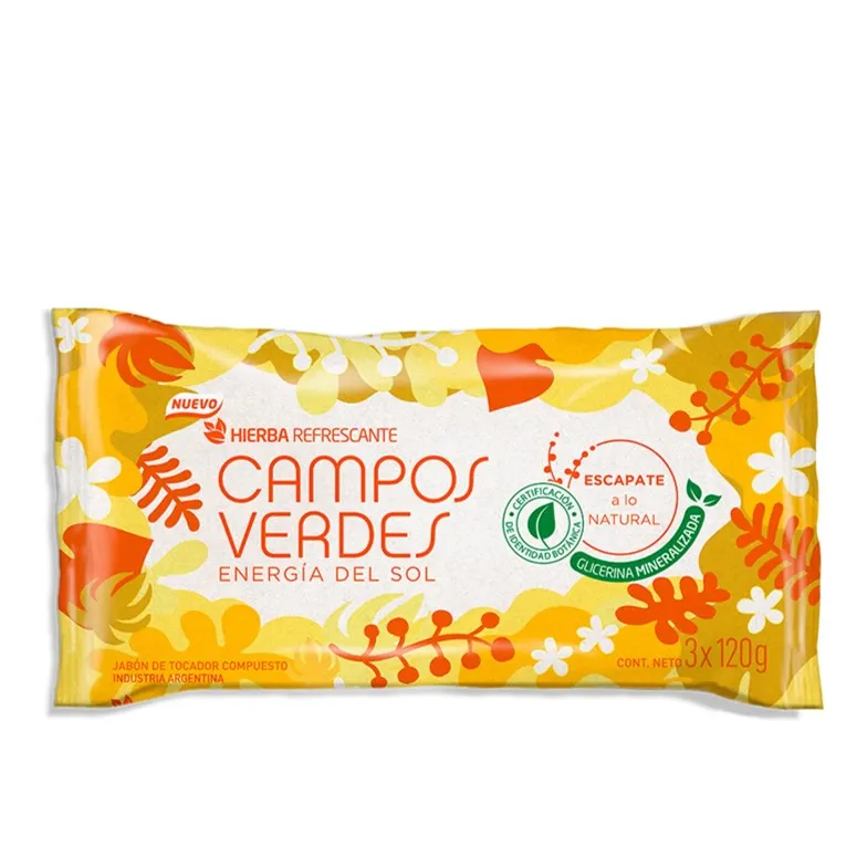 JABON TOC CAMPOS VERDES 3 U ENERGIA (12XB)