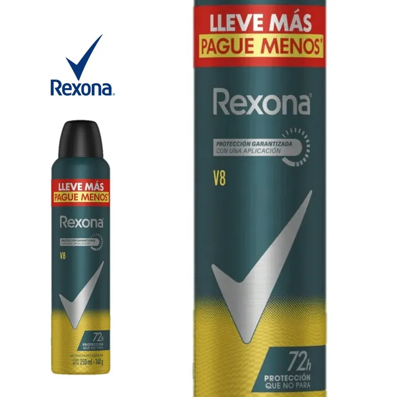 REXONA MEN V8 250ML (12XB)