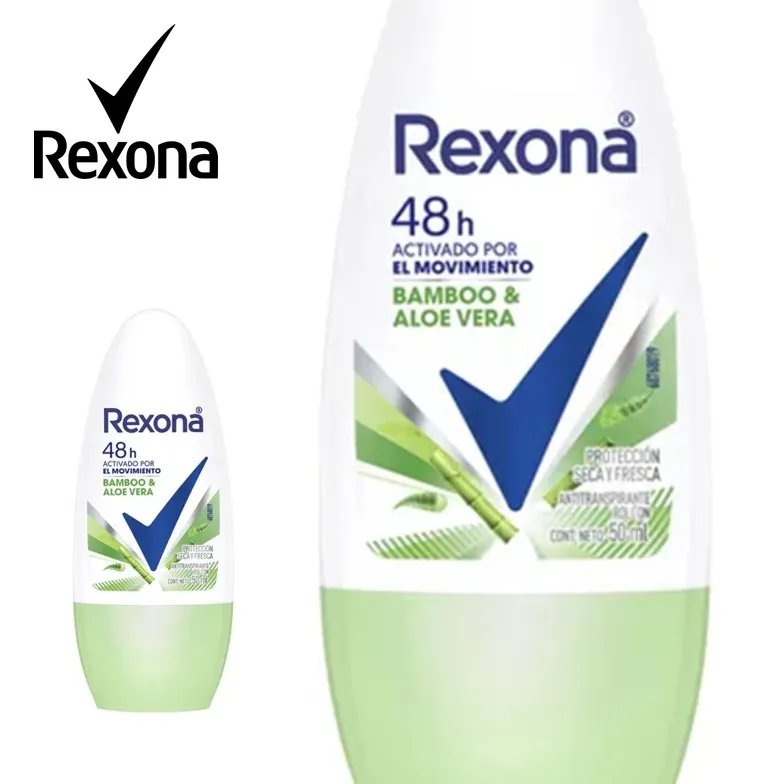 ROLL ON REXONA WOM 50 ML BAM/ALOE  (12XB)