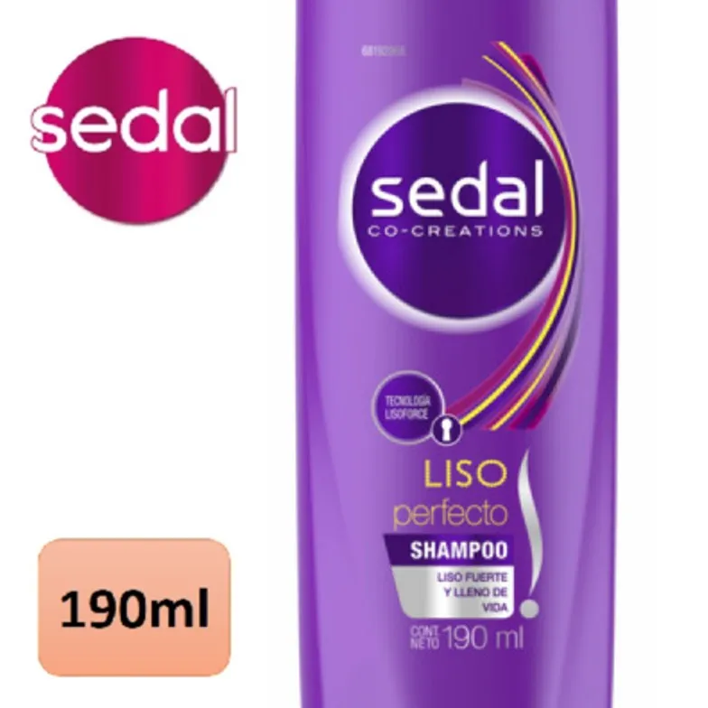 SHAMPOO SEDAL 190 ML LISO PERFECTO (12XB)