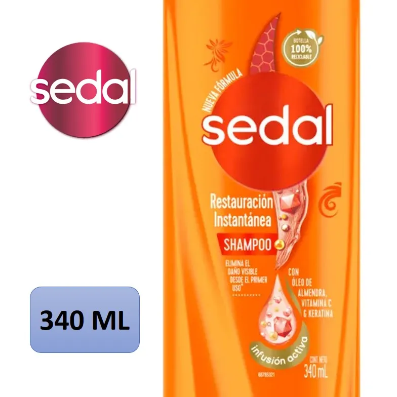 SHAMPOO SEDAL 340 ML RESTAU INST (12XB)