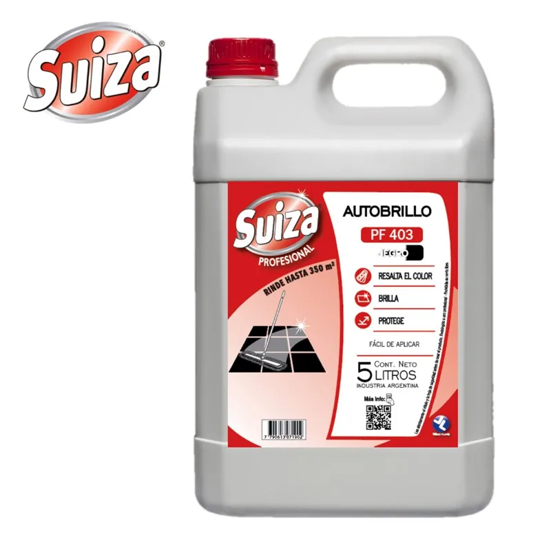 AUTOBRILLO SUIZA NEGRO 5 LT(12XB)