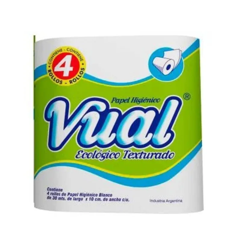 PAPEL HIG VUAL 4X30 ECOLOGICO (12XB)