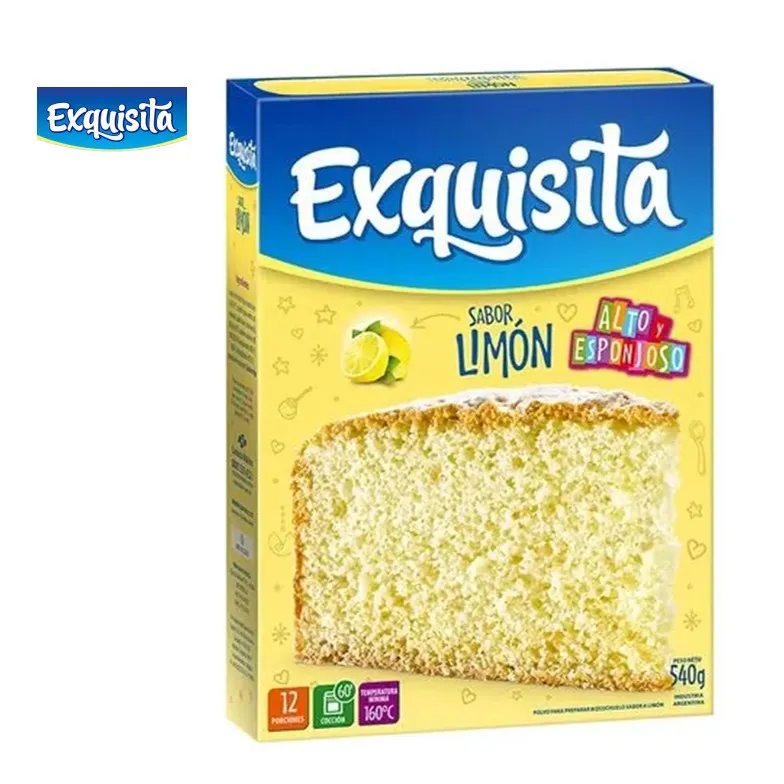 BIZCOCHUELO EXQUISITA 540 GR LIMON (8XB)