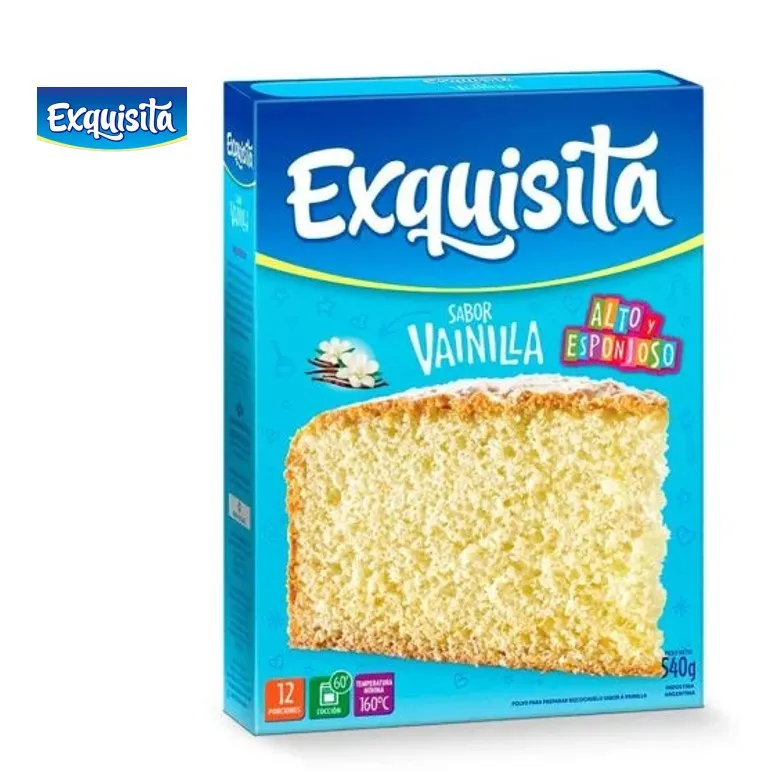 BIZCOCHUELO EXQUISITA 540 GR VAINILLA (8XB)