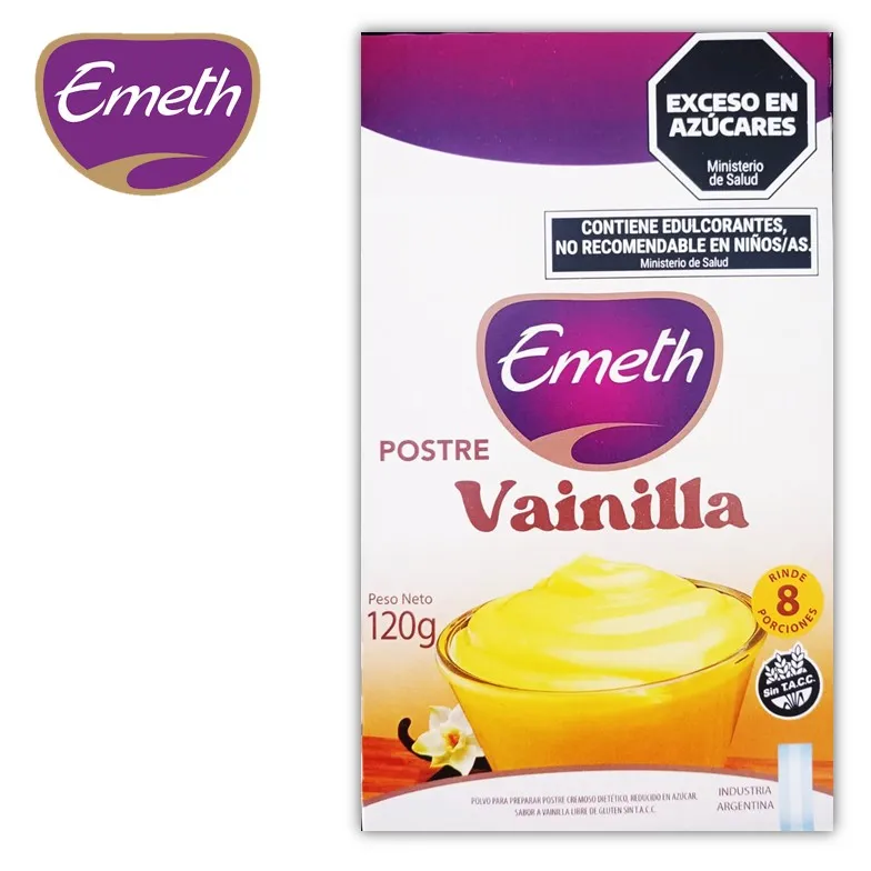 POSTRE EMETH 120 GR VAINILLA (6XB)