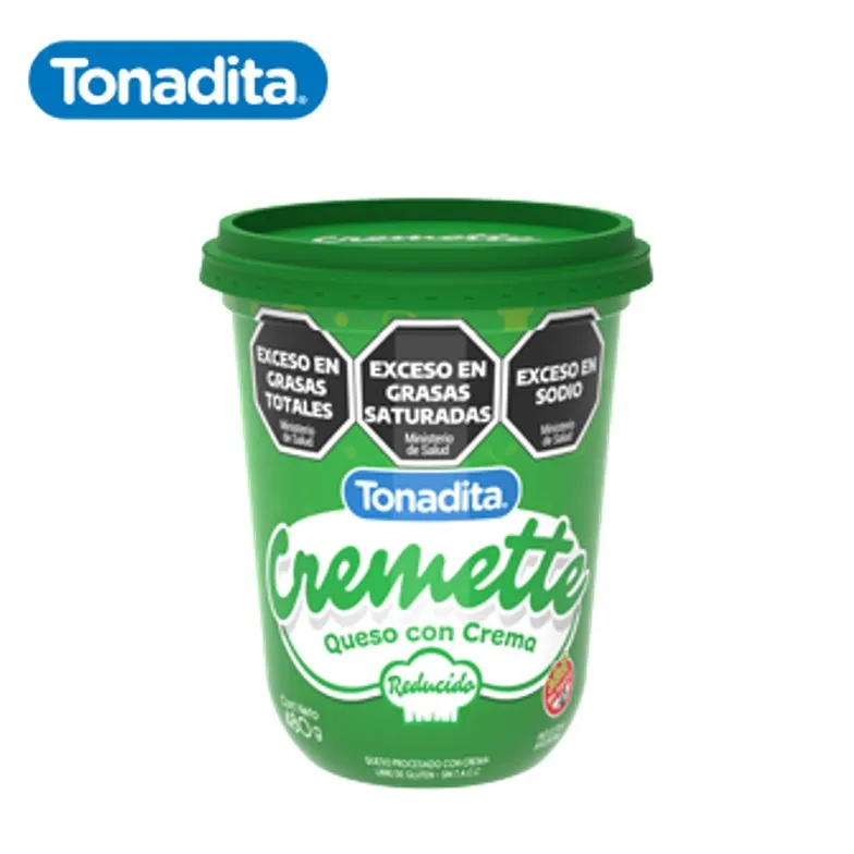 QUESO CREMA CREMETTE 480 GR LIGHT (12XB)