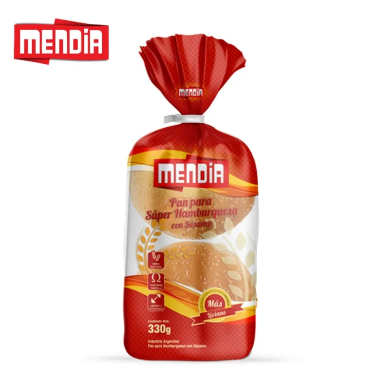 MENDIA PAN SUPER HAMBURGUESA 350 GR (16XB)