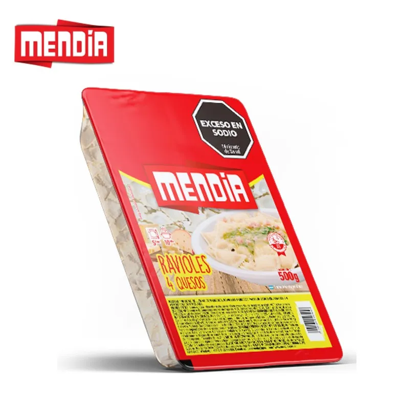 MENDIA RAVIOLES 4 QUESOS 500 GR (12XB)