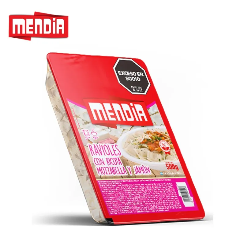 MENDIA RAVIOLES JAM/MUZZ 500 GR (12XB)