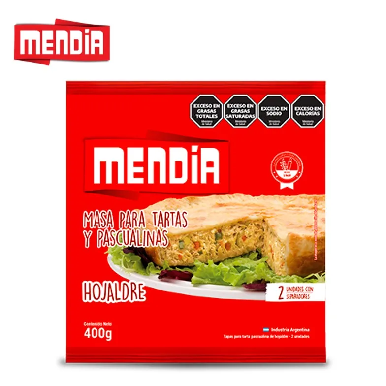 MENDIA PASCUALINA HOJALDRE 400G (30XB)