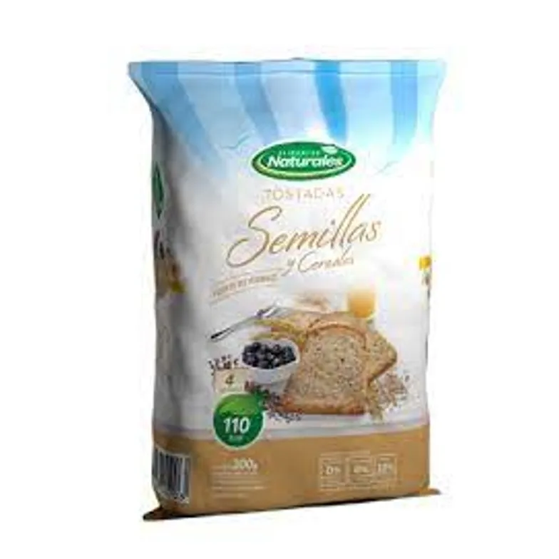 TOSTADA ALIM NATURAL 200 GR SEMILLAS CER (12XB)