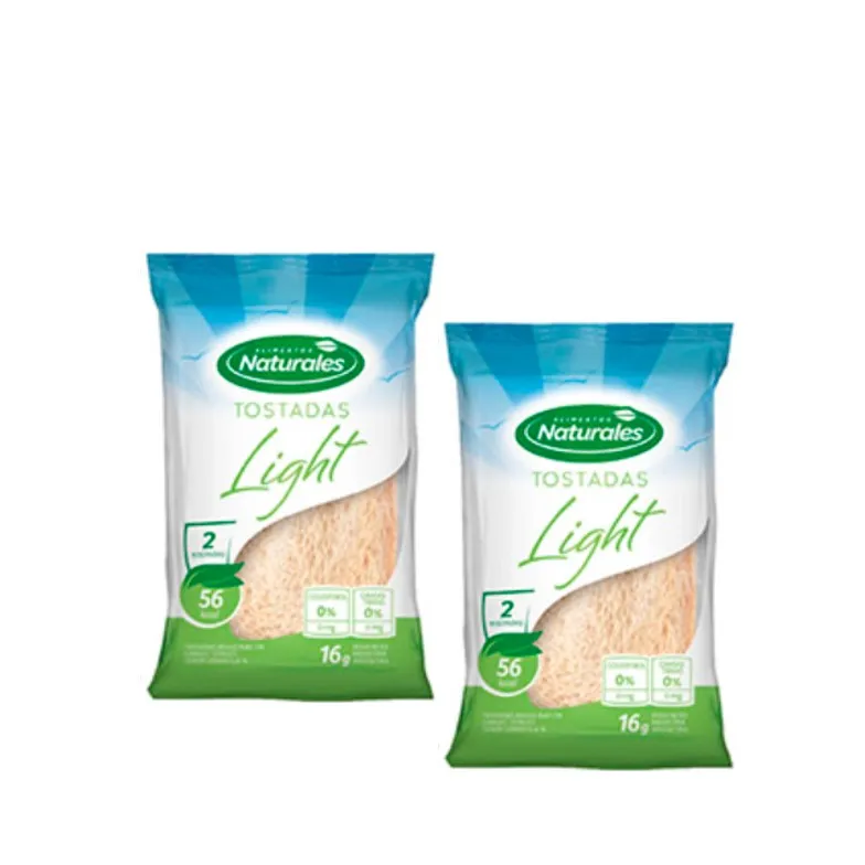 TOSTADA ALIM NATURAL 15 GR  LIGHT (108XB)