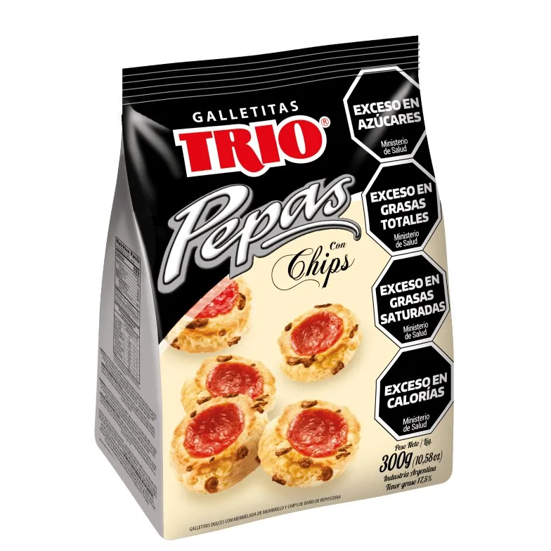 GALL TRIO 300 GR PEPAS CON CHIPS (12XB)