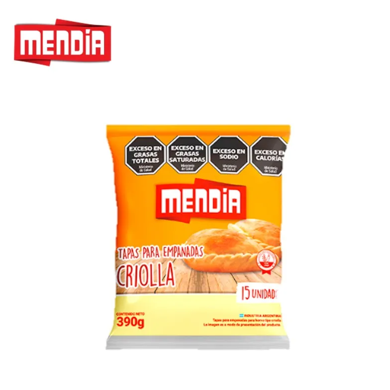 MENDIA TAPA EMP CRIOLLA 15U 390G (12XB)