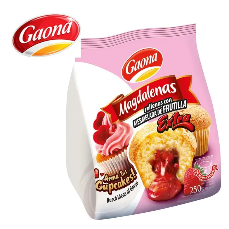 MAGDALENAS GAONA 215 GR RELL FRUTILLA (10XB)