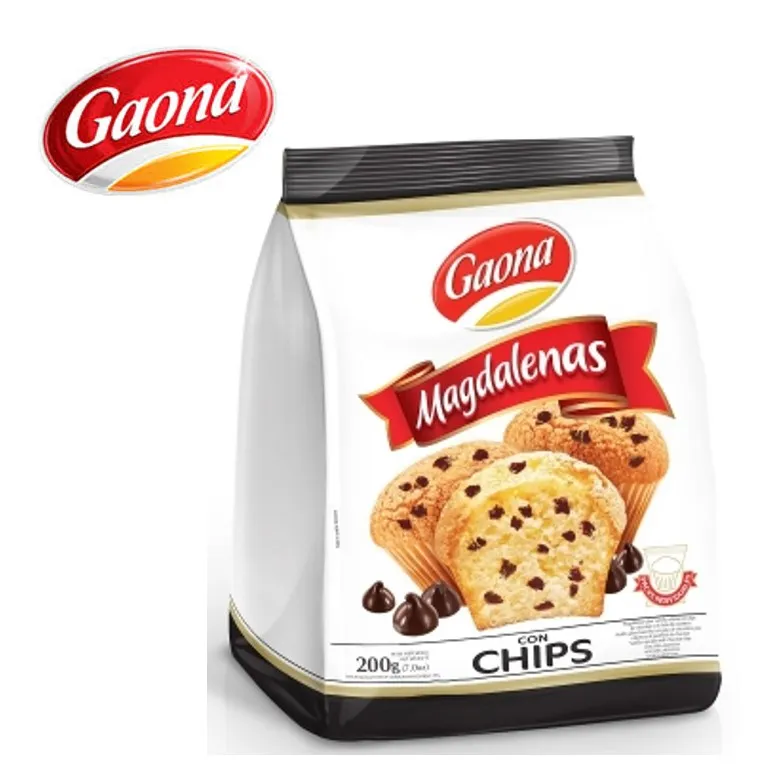 MAGDALENAS GAONA 250 GR C/CHIPS (10XB)