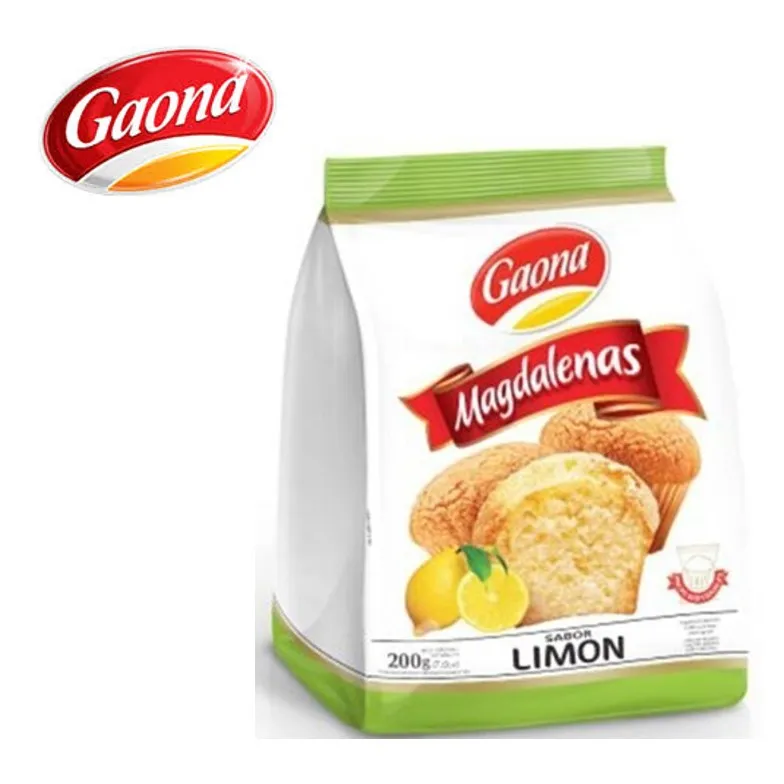 MAGDALENAS GAONA 200 GR LIMON (10XB)
