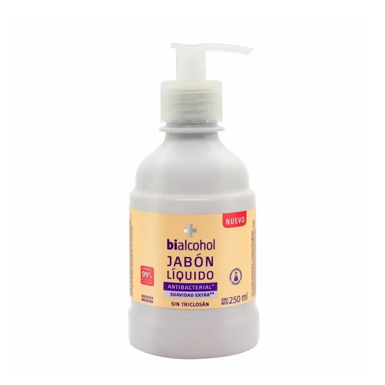 JABON LIQ MANOS BIALCOHOL 250 ML ANTIBAC (12XB)