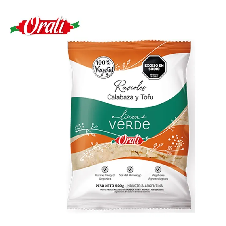 RAVIOLES ORALI LV CALAB Y TOFU 500G